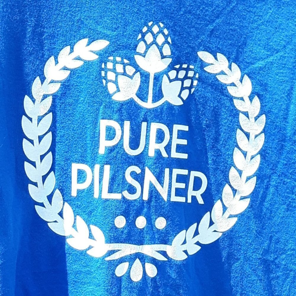 Steam Whistle Pilsner Beer Brewery t-shirt tee L